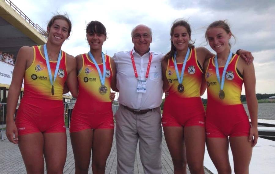 N�ria Puig i Damaris Beltri, del N�utic Amposta, medalla d&rsquo;or amb la selecci� espanyola de rem | EbreActiu.cat, revista digital d&rsquo;oci actiu | Terres de l&rsquo;Ebre ...