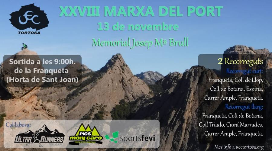 Todo a punto para una nueva edición de la «Marxa del Port» | EbreActiu.cat, revista digital de ocio activo | Terres de l’Ebre... Todo a punto para una nueva edición de la «Marxa del Port» | EbreActiu.cat, revista digital de ocio activo | Terres de l’Ebre...