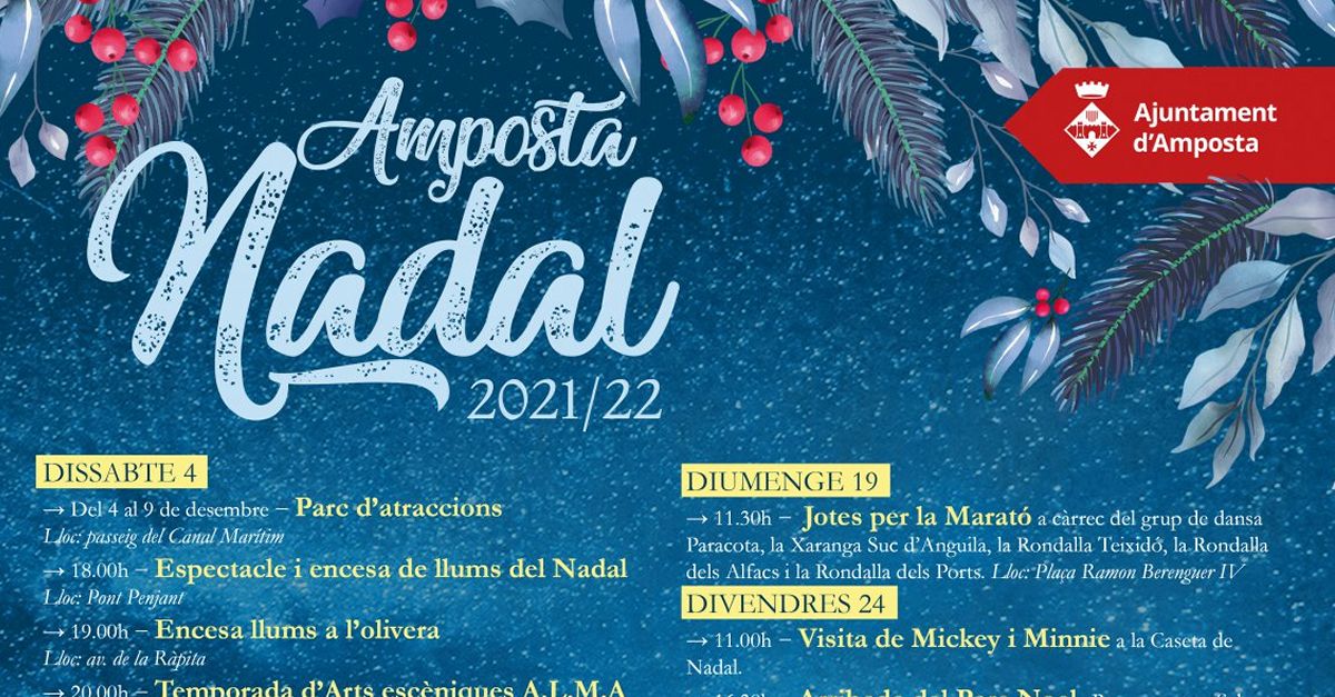 Amposta recupera la illusi de Nadal amb ms de quaranta activitats