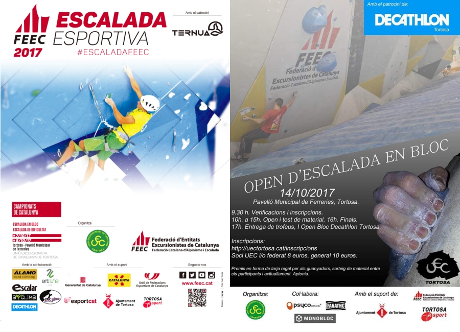 Tortosa acull els Campionats de Catalunya d&rsquo;Escalada de Bloc i de Dificultat | EbreActiu.cat, revista digital d&rsquo;oci actiu | Terres de l&rsquo;Ebre ...