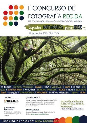 2n Concurs de fotografia RECIDA: Espais naturals per llegir 2n Concurs de fotografia RECIDA: Espais naturals per llegir