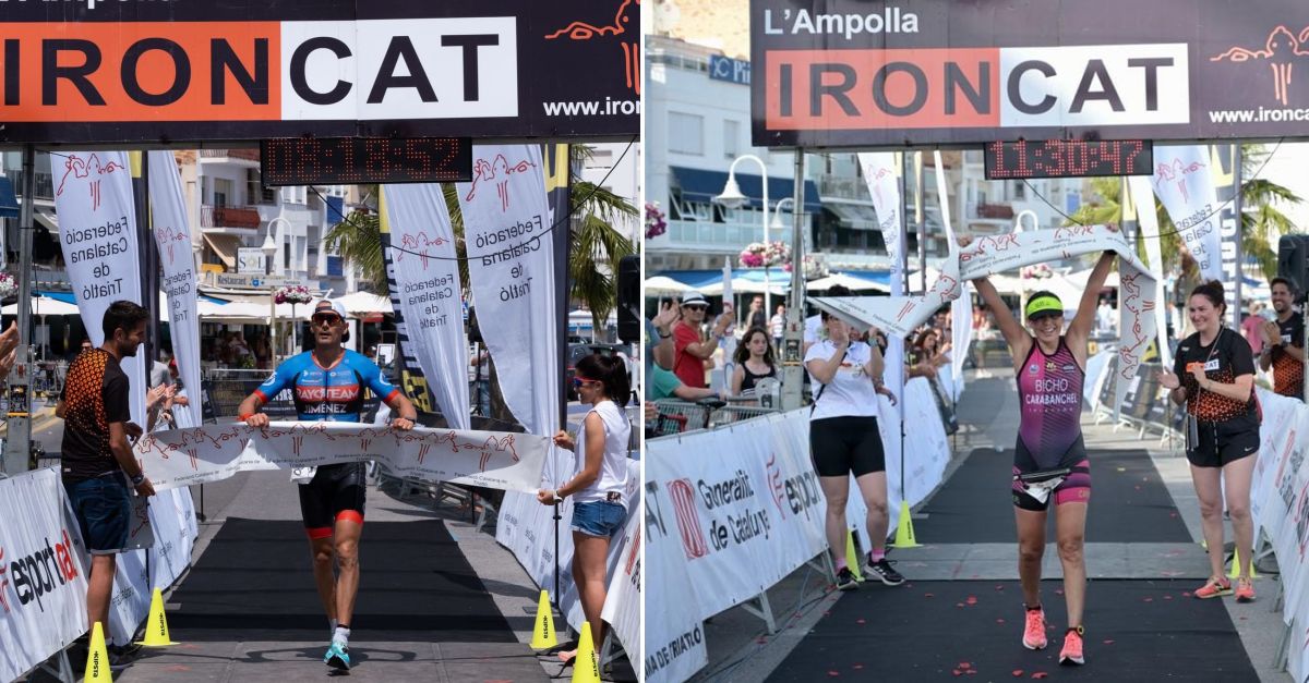 Albert Jimnez i Leticia Menndez guanyadors del XVII Ironcat l’Ampolla | EbreActiu.cat, revista digital d’oci actiu | Terres de l’Ebre ...