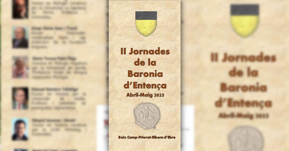 Les II Jornades de la Baronia dEntena sinauguren aquest divendres 14 dabril