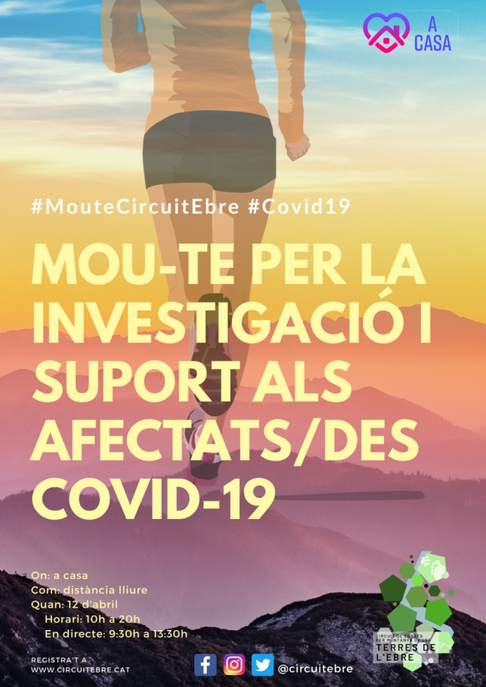 Mou-te per la investigaci i suport als afectats per la Covid-19 | EbreActiu.cat, revista digital d’oci actiu | Terres de l’Ebre ...