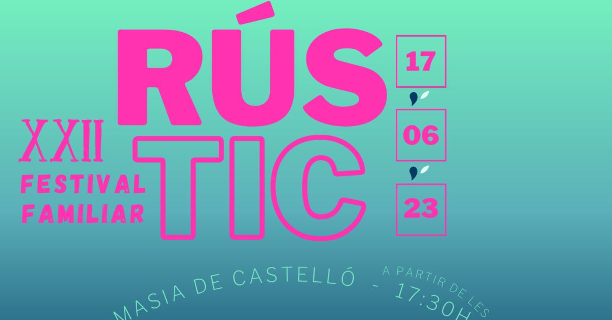La XXII Rstic Festa se celebrar el 17 de juny a Castell