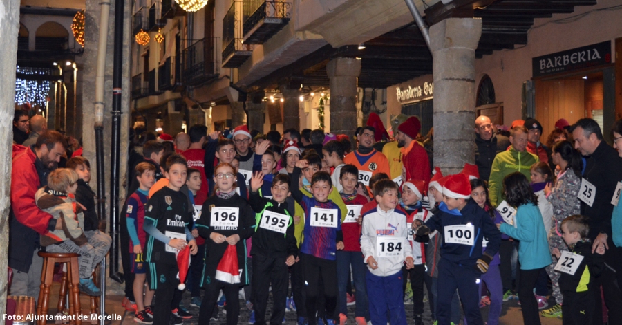 Ms de 200 persones participen en la Sant Silvestre morellana