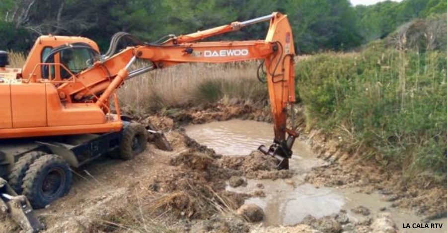 L�Ametlla de Mar comen�a els treballs per restaurar la llacuna litoral del Torrent del Pi