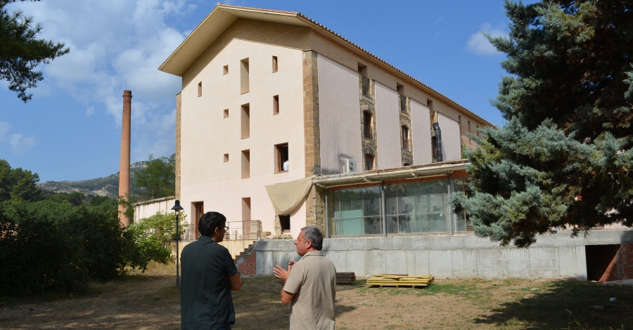 Les obres del Centre de Desenvolupament i Acceleraci Turstica Fbrica Giner-Els Ports, a bon ritme
