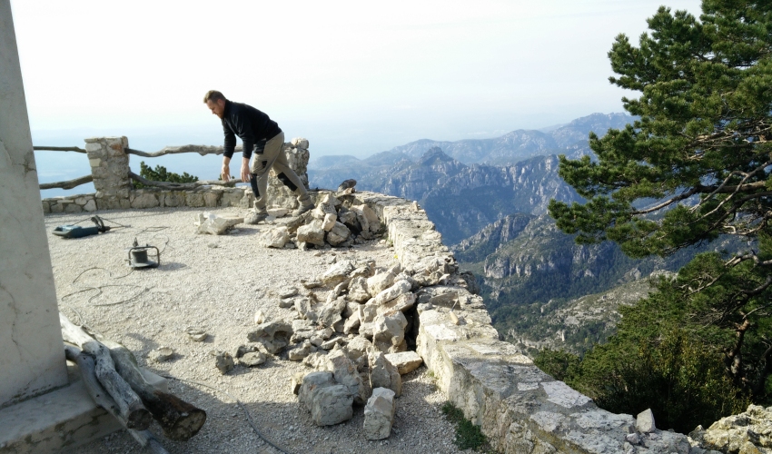 Comencen les obres de remodelaci� del mirador de Caro | EbreActiu.cat, revista digital d&rsquo;oci actiu | Terres de l&rsquo;Ebre ...