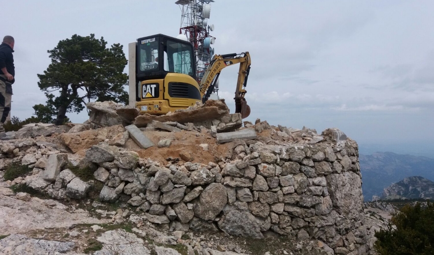 Comencen les obres de remodelaci� del mirador de Caro | EbreActiu.cat, revista digital d&rsquo;oci actiu | Terres de l&rsquo;Ebre ...