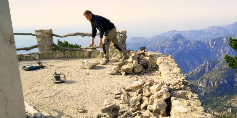 Comencen les obres de remodelaci� del mirador de Caro