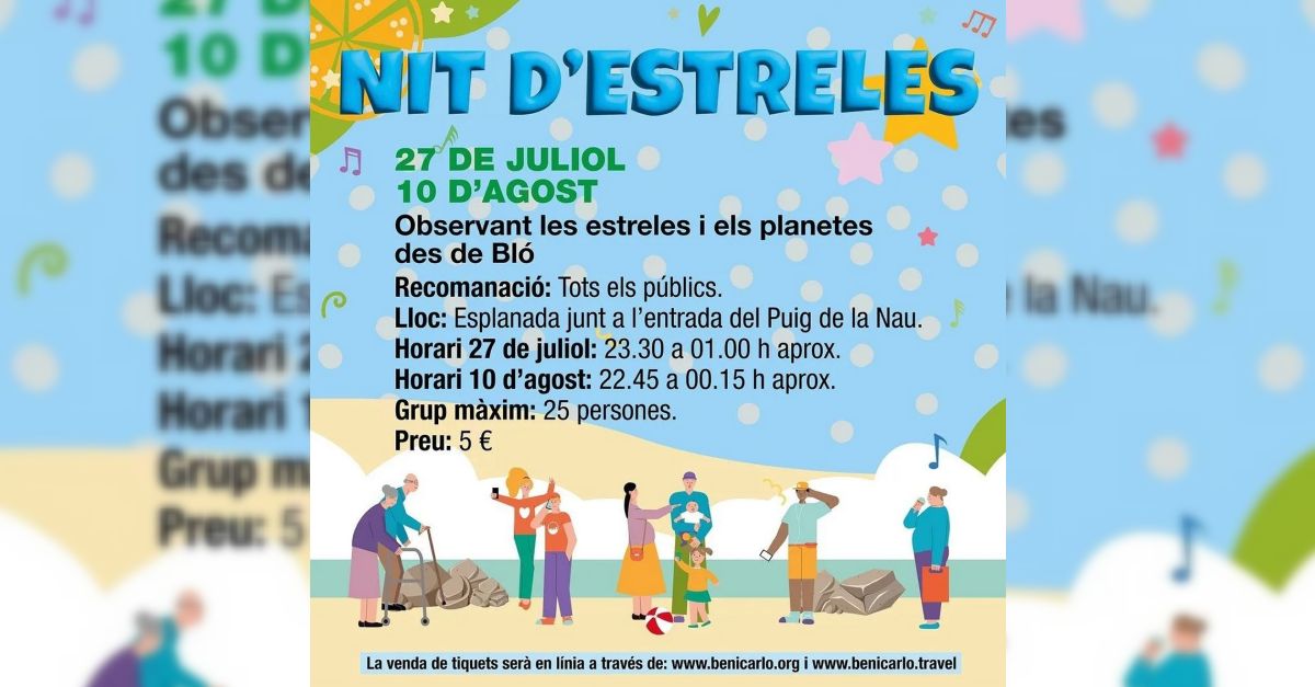 Observant les estrelles i els planetes des de Bló Observant les estrelles i els planetes des de Bló