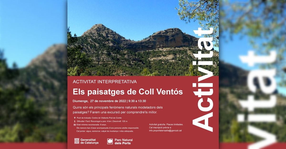 Activitat interpretativa: Els paisatges de Coll Vent�s