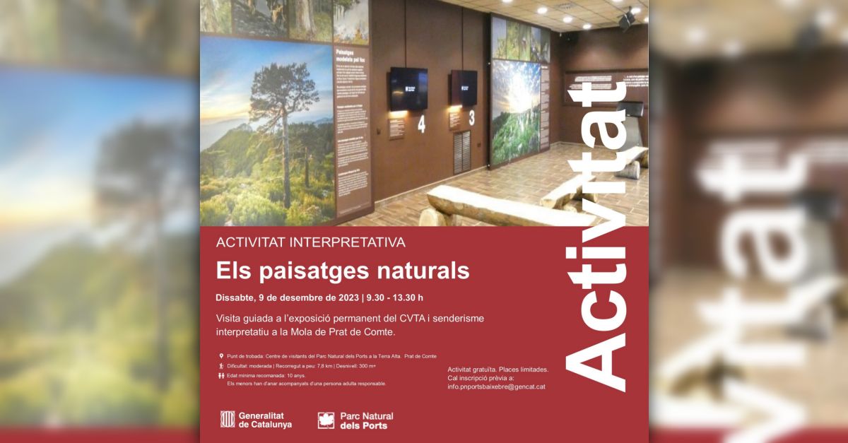 Activitat interpretativa: Els paisatges naturals Activitat interpretativa: Els paisatges naturals