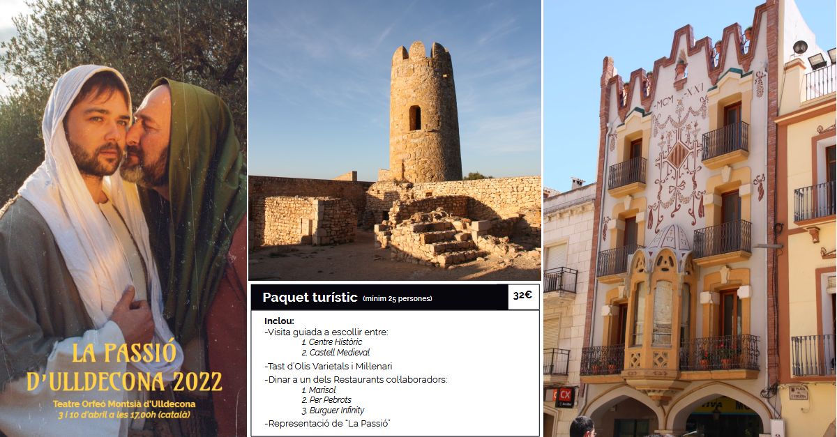 Pack tur�stic La Passi� d&rsquo;Ulldecona