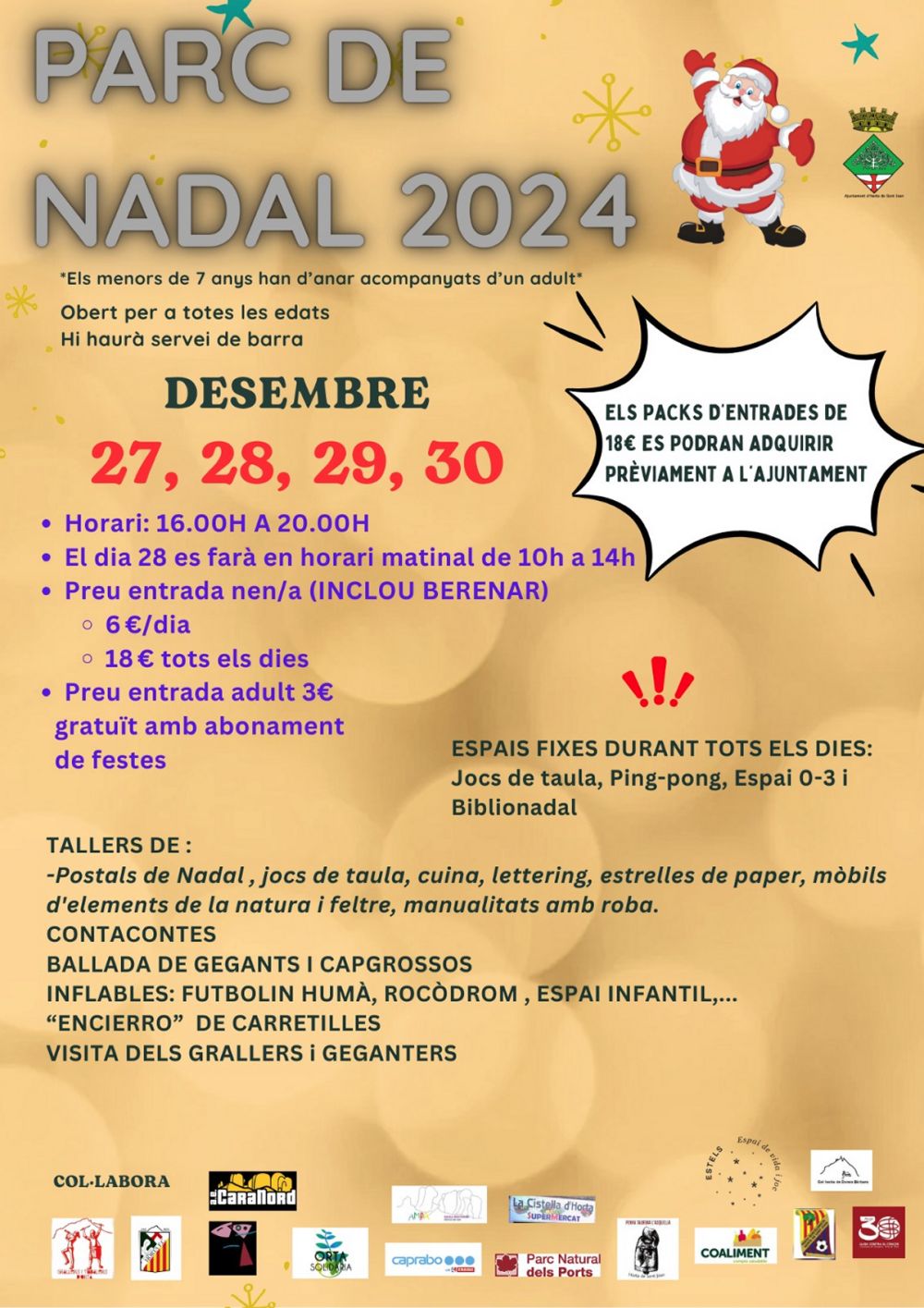 Parc de Nadal a Horta de Sant Joan Parc de Nadal a Horta de Sant Joan