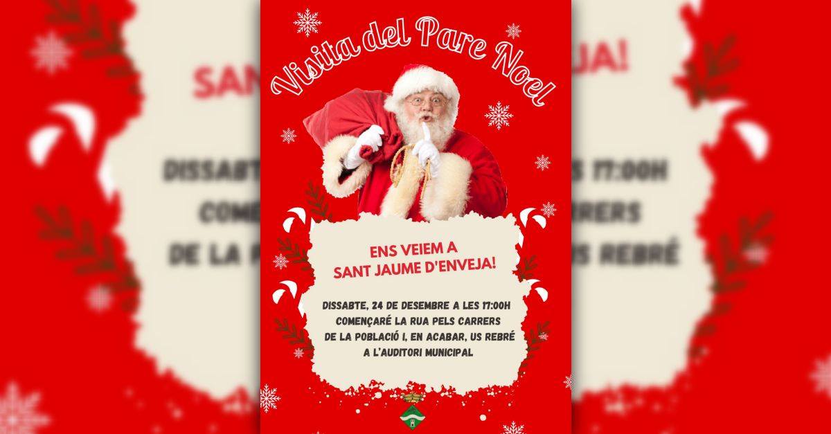 Visita del Pare Noël Visita del Pare Noël