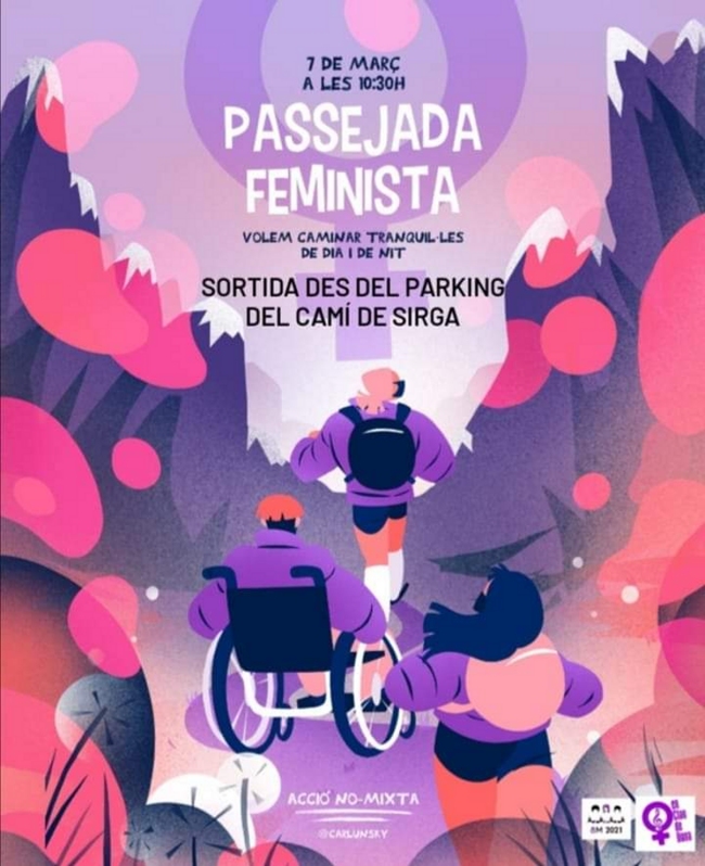 Passejada feminista a Amposta Passejada feminista a Amposta