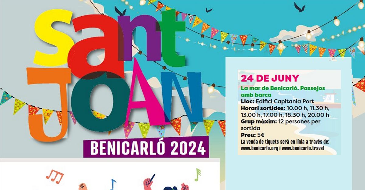 La mar de Benicarl�. Passejos amb barca