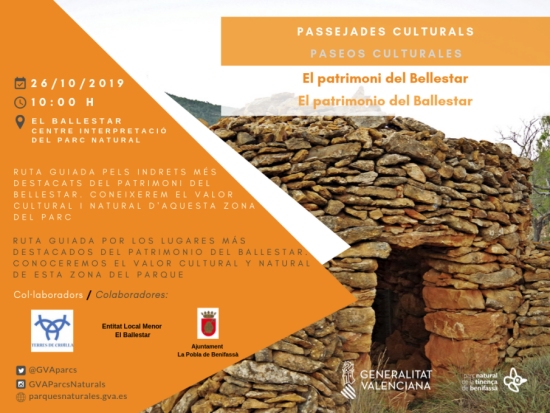 Passejades culturals: El patrimoni del Bellestar Passejades culturals: El patrimoni del Bellestar