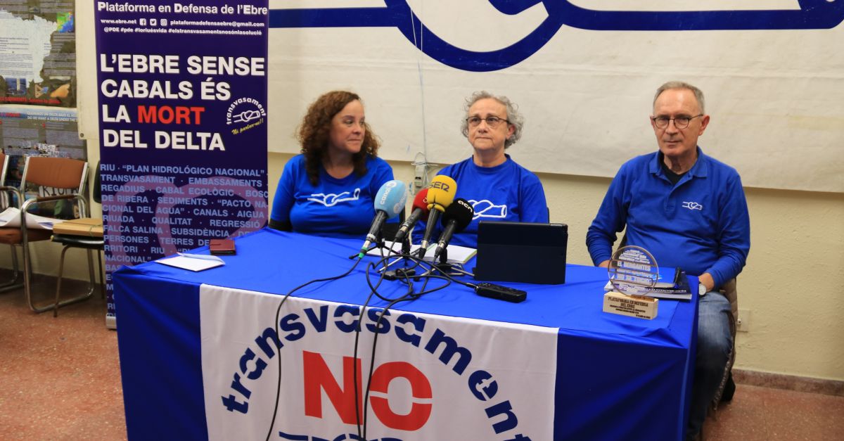La PDE fa el tràmit de denunciar el pla de conca de l’Ebre al Suprem per poder portar-lo després a Europa | EbreActiu.cat, revista digital d’oci actiu | Terres de l’Ebre ... La PDE fa el tràmit de denunciar el pla de conca de l’Ebre al Suprem per poder portar-lo després a Europa | EbreActiu.cat, revista digital d’oci actiu | Terres de l’Ebre ...