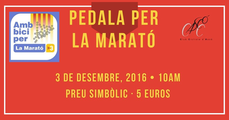 Pedala per la Marat� de TV3