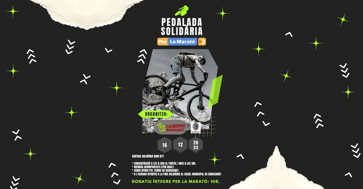 Pedalada solid�ria Benissanet