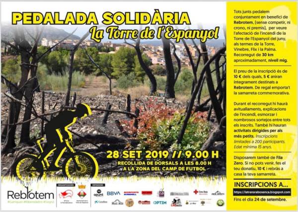 Pedalada solid�ria La Torre de l&rsquo;Espanyol