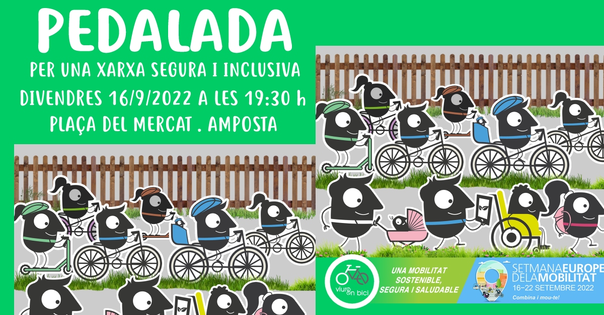 Pedalada per una xarxa segura i inclusiva