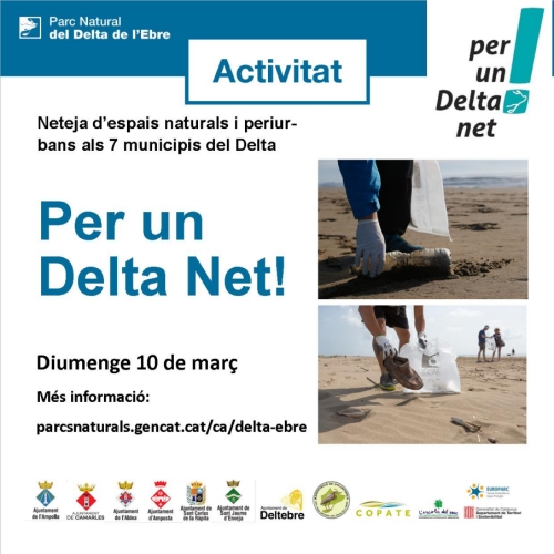 Per un Delta Net. Neteja d�espais naturals i periurbans als 7 municipis del Delta
