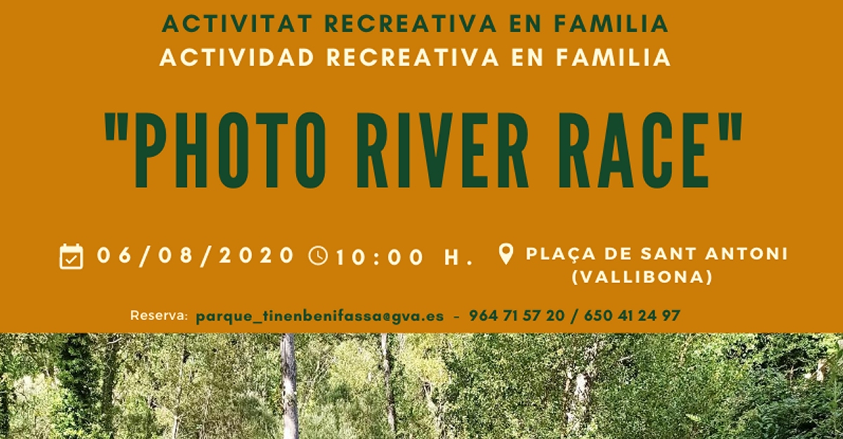 PHOTO RIVER RACE: Gymkhana fotogr�fica familiar en Vallibona