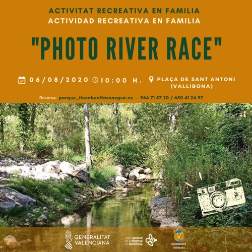 PHOTO RIVER RACE: Gymkhana fotogràfica familiar a Vallibona PHOTO RIVER RACE: Gymkhana fotogràfica familiar a Vallibona