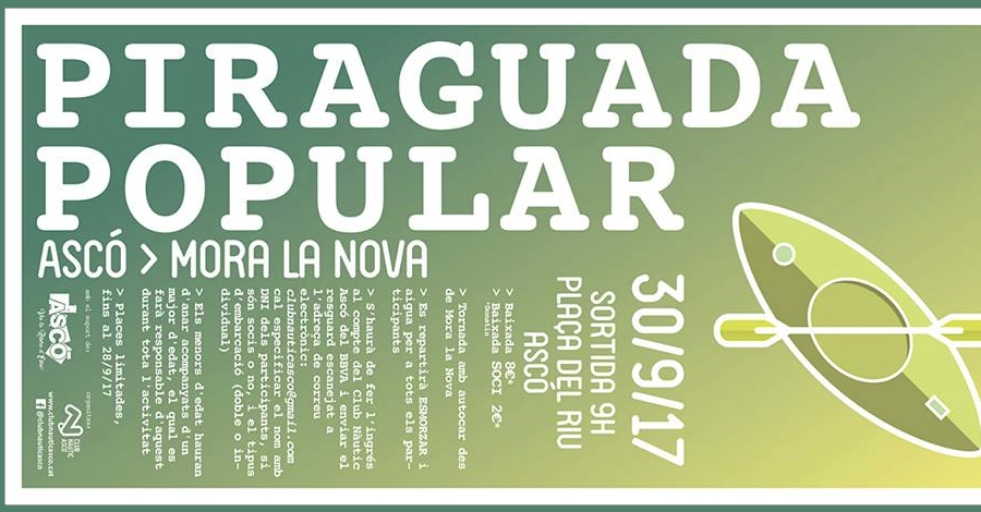 Piraguada popular Asc� > M�ra la Nova