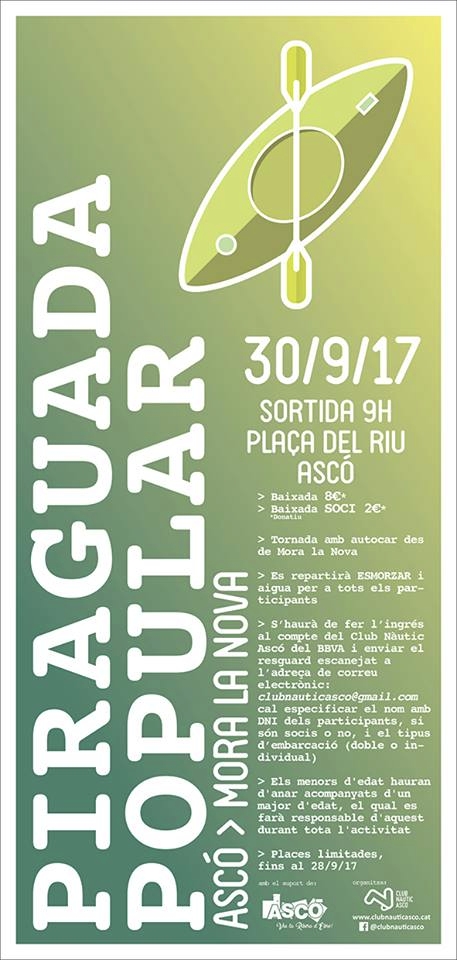 Piraguada popular Asc� > M�ra la Nova