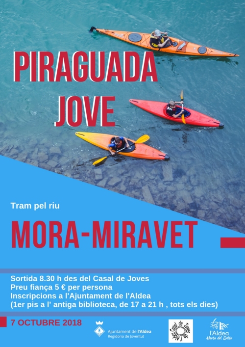 Piraguada jove. Tram pel riu M�ra-Miravet