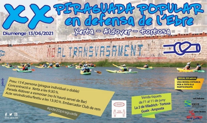XX Piraguada popular en defensa de l�Ebre