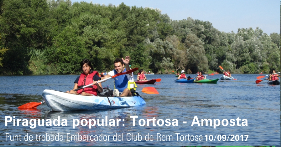 Piraguada popular: Ruta guiada entre Tortosa y Amposta