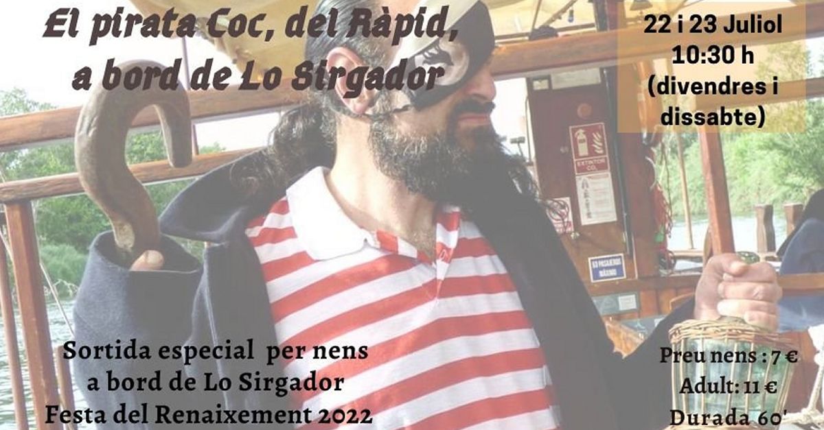 Salida especial para n�os a bordo de lo Sirgador