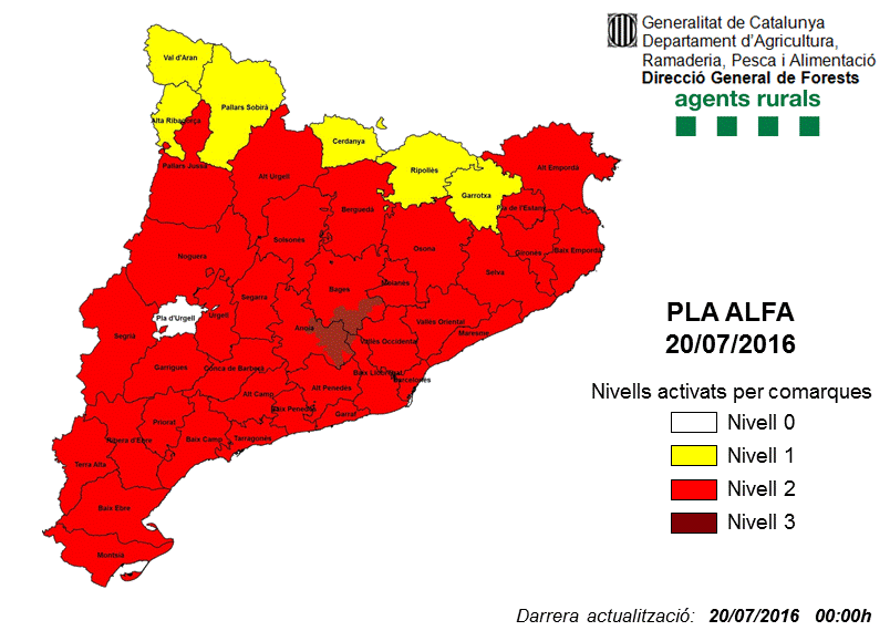 El Govern demana extremar la precauci� davant el risc d&rsquo;incendis  | EbreActiu.cat, revista digital d&rsquo;oci actiu | Terres de l&rsquo;Ebre ...