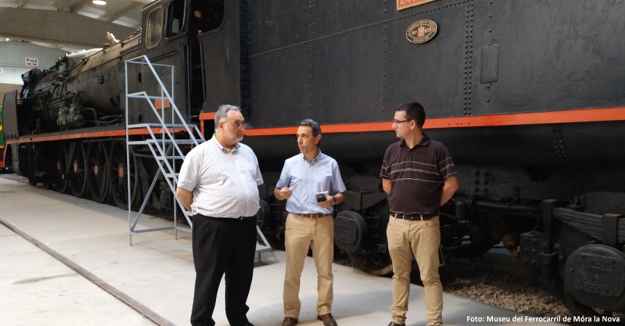 El Departament de Cultura i el mNACTEC presenten els plans de futur pel Museu del Ferrocarril de M�ra la Nova