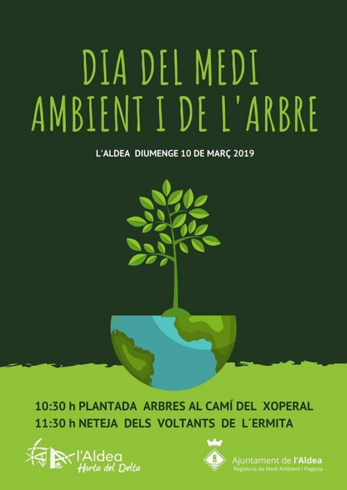 Plantada d�arbres al Cam� del Xoperal de l�Aldea