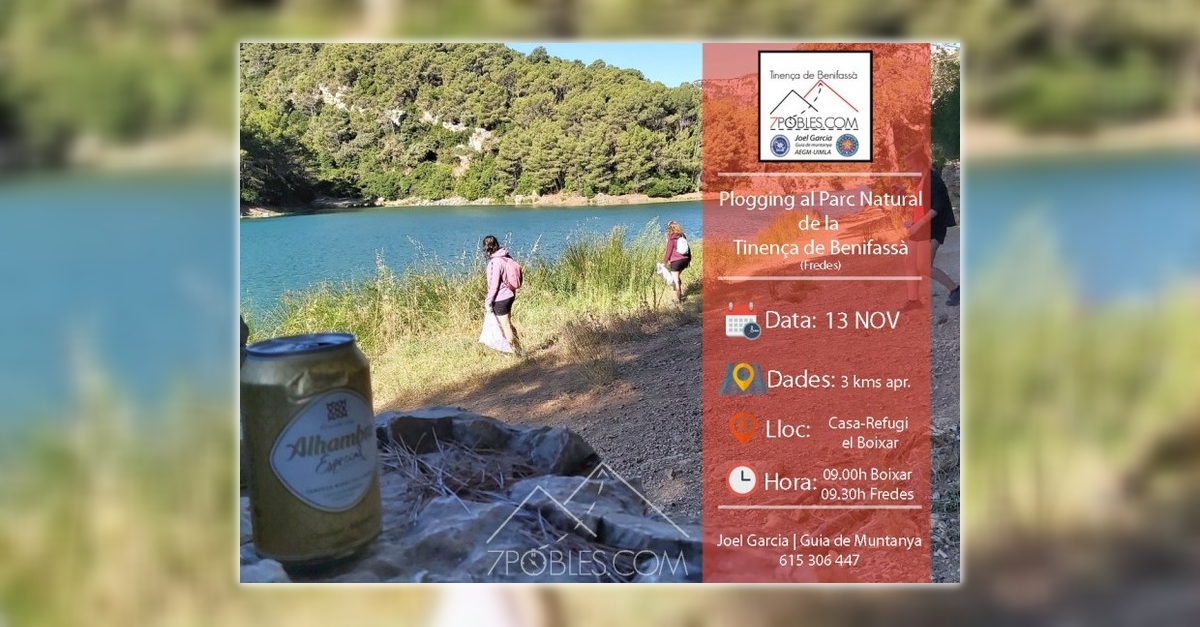 Plogging al Parc Natural de la Tinen�a de Benifass�
