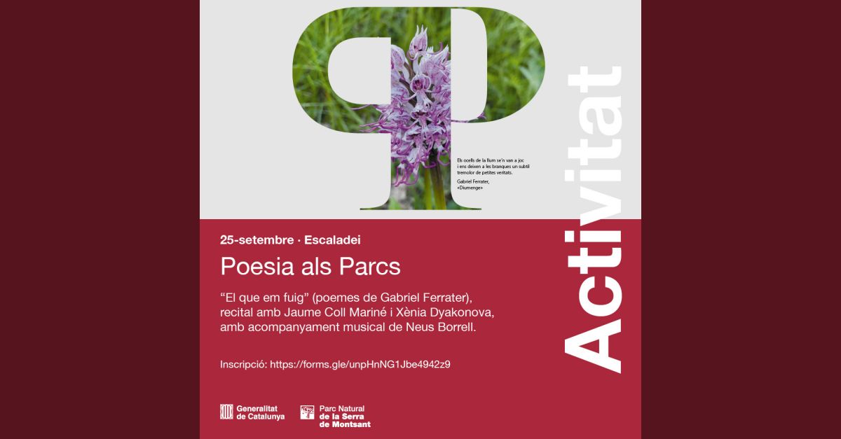 Poesia als Parcs �El que em fuig�
