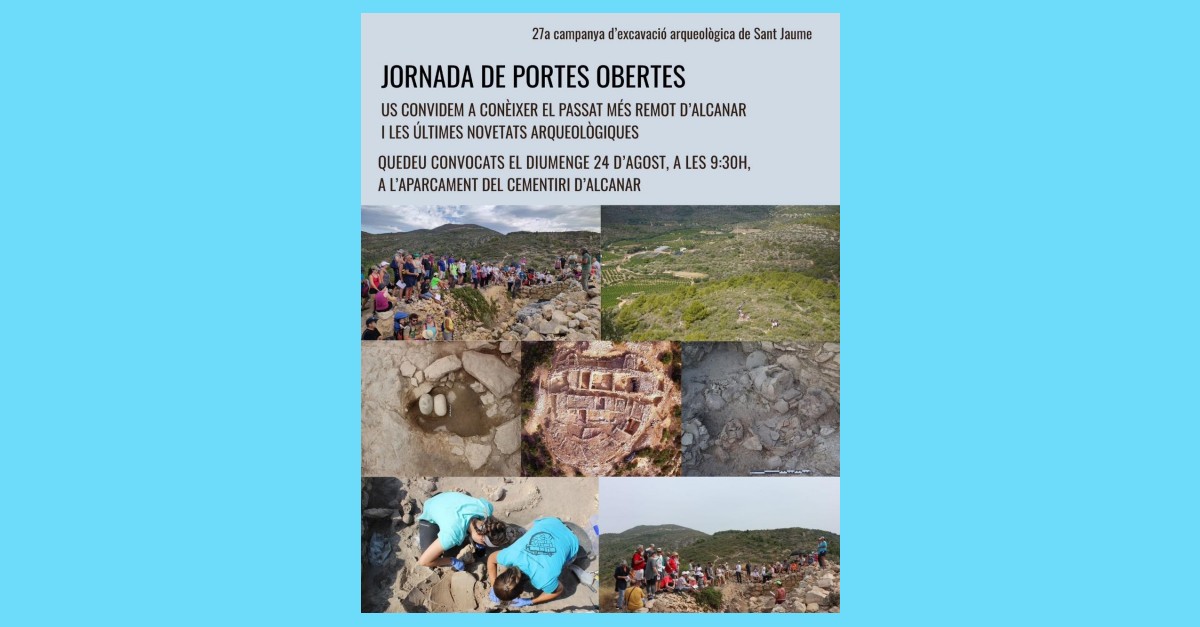 Jornada de portes obertes a l�excavaci� arqueol�gica de Sant Jaume