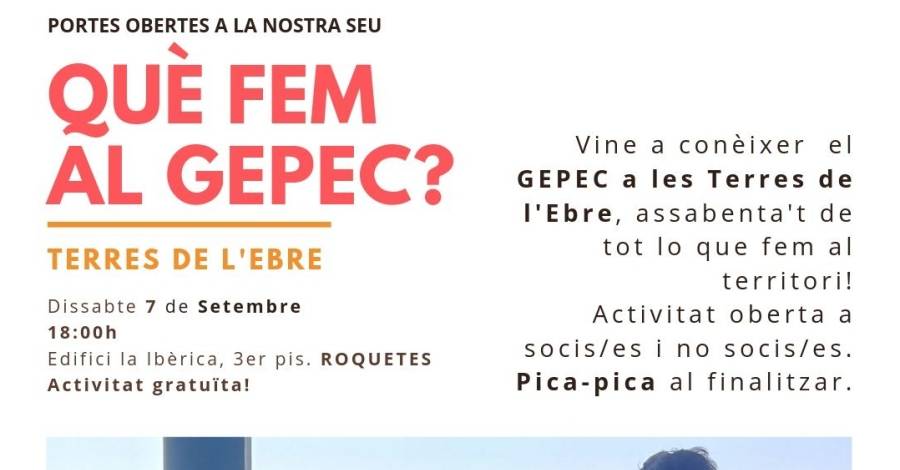 Qu� fem al GEPEC? Portes obertes a la seu
