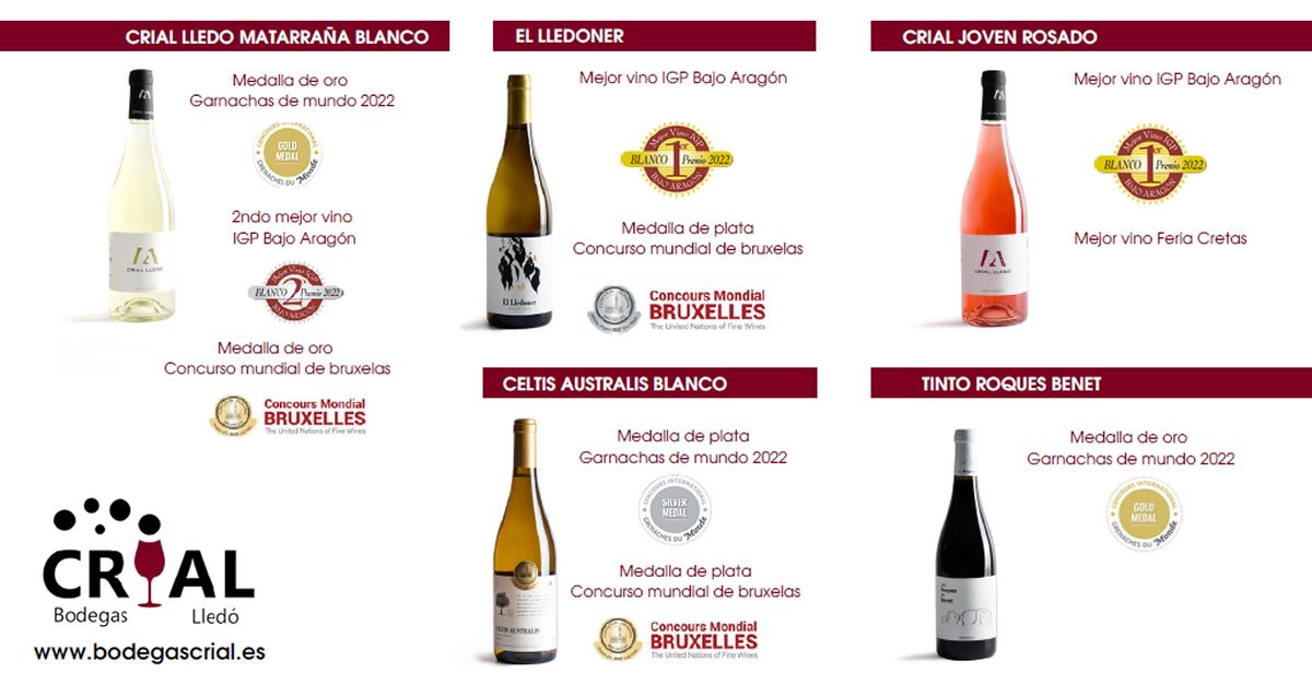 Premiats cinc vins de Bodegas Crial | EbreActiu.cat, revista digital d’oci actiu | Terres de l’Ebre ...