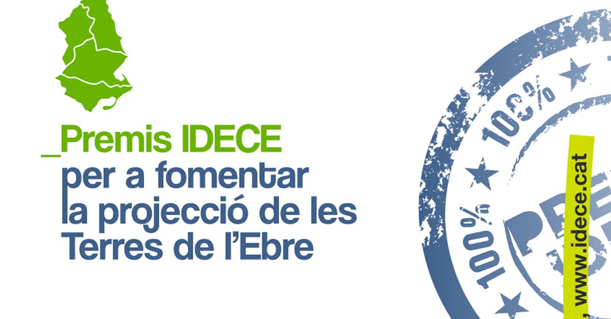 LIDECE convoca l11a edici dels Premis per al foment i impuls de la projecci de les Terres de lEbre