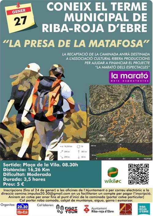 Coneix el terme de Riba-roja: La presa de la Matafosa Coneix el terme de Riba-roja: La presa de la Matafosa