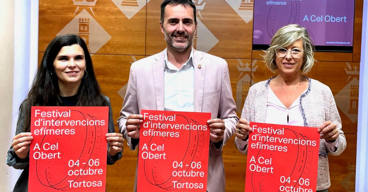 La intensitat inspirar les intervencions dart efmer de lonzena edici dA Cel Obert a Tortosa