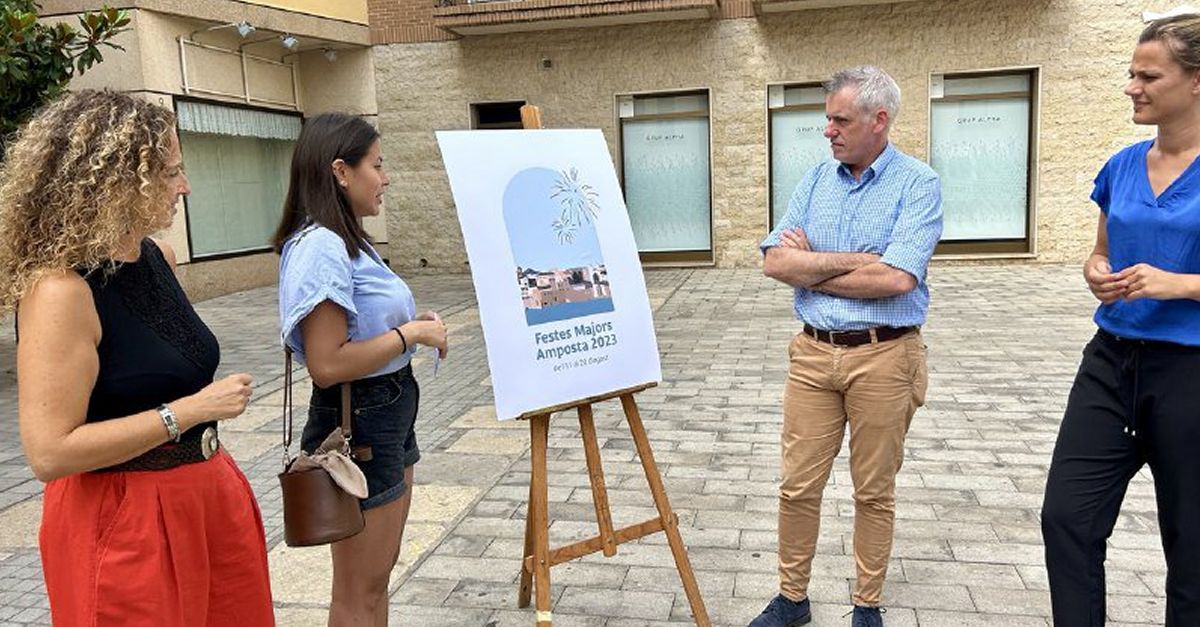 Una finestra a la faana fluvial dAmposta, protagonista del cartell de Festes Majors 2023 de la capital del Montsi
